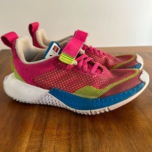 Girls Adidas pink Lego sneaker. SIZE 1